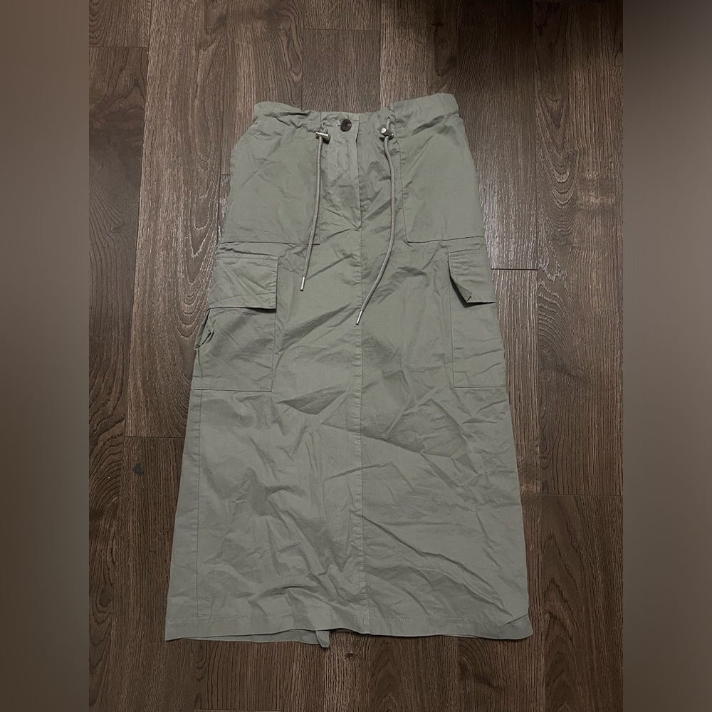 Oak and Fort Midi Cargo Skirt